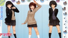 Anime girls ayatsuji tsukasa nanasaki ai sakurai rihoko Amagami 