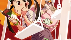 Anime girls bakemonogatari hachikuji