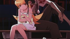 Anime girls bakemonogatari monogatari-series oshino shinobu 