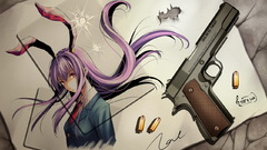 Anime girls bangs blazer