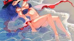 Anime girls bare shoulders