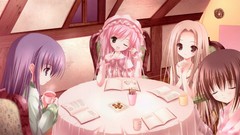 Anime girls bare shoulders