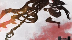 Anime girls black rock shooter huke artwork Bone Sprout