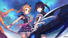 Anime girls black rock shooter nekomimi takanashi rikka 