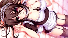 Anime girls brunettes g senjou no maou usami haru