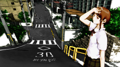 Anime girls brunettes school