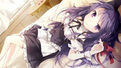 Anime girls cafe sourire visual novels Yukishita Miyuri