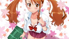 Anime girls cleavage twintails We Still Dont Know the Name of 