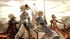 anime girls fantasy girl Anime pixiv fate zero fate series saber