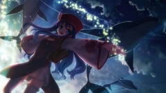 Anime girls flying whales