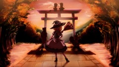 Anime girls fujiwara no mokou touhou komeiji koishi flandre 