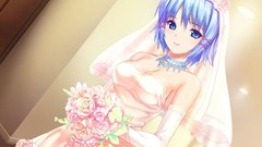 Anime girls game cg koutaro tropical kiss wedding dresses Rikka