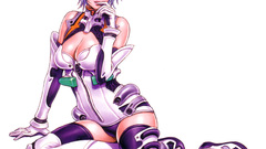 Anime girls gauntlets white