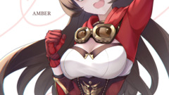 anime girls Genshin Impact Amber (Genshin Impact)