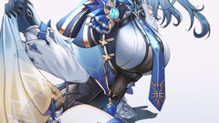 anime girls Genshin Impact Eula(Genshin impact)