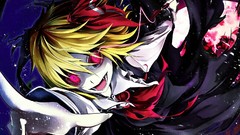 Anime girls glowing eyes