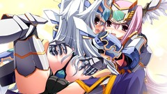 Anime girls hands on