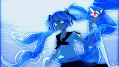 Anime girls hatsune miku vocaloid bottle miku sailor outfit 