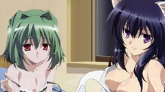 Anime girls huge boobs Omamori Himari