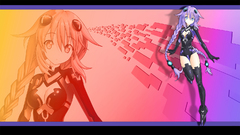 Anime girls Hyperdimension Neptunia