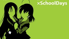 Anime girls ipod school days katsura kotonoha Saionji Sekai