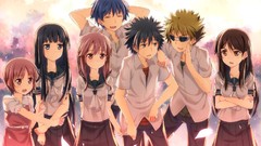 Anime girls kamijou touma toaru majutsu no index anime boys 