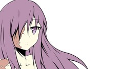 Anime girls katawa shoujo purple hair visual novels vector art 