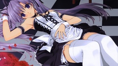 Anime girls knees together