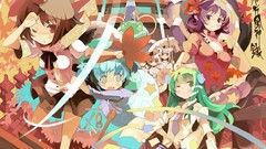 Anime girls kochiya sanae touhou shameimaru aya inubashiri 