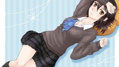 Anime girls Kokoro Connect Inaba Himeko