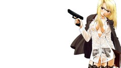 Anime girls lingerie blondes