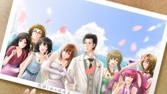 Anime girls makise kurisu steins gate shiina mayuri okabe 