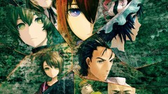 Anime girls makise kurisu steins gate shiina mayuri okabe 