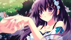 Anime girls mashiroiro symphony game cg izumi tsubasu cleavage