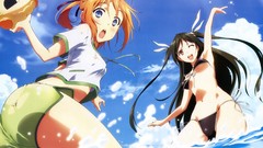 Anime girls mayo chiki low-angle shot Konoe Subaru Suzutsuki 