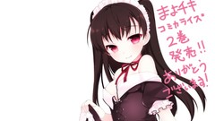 Anime girls mayo chiki Simple Background Suzutsuki Kanade