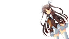 Anime girls mayo chiki Simple Background Suzutsuki Kanade