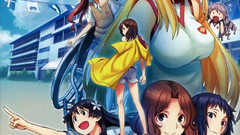 Anime girls misaka mikoto saten ruiko shirai kuroko toaru 