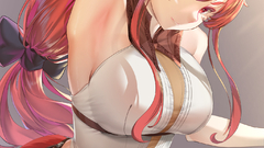 anime girls Mushoku Tensei: Isekai Ittara Honki Dasu red eyes