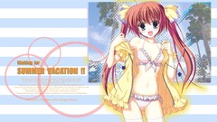 Anime girls nanao naru bikini twintails