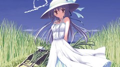 Anime girls nanao naru summer dress