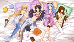Anime girls nekomimi original characters monster girls Kaibutsu 
