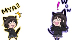 Anime girls nekomimi tachibana miya morishima haruka Amagami SS