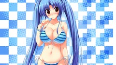 Anime girls okihara kotoha kamikaze explorer bikini