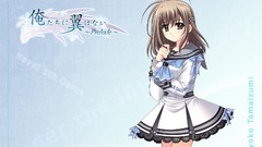 Anime girls oretachi ni tsubasa wa nai Simple Background