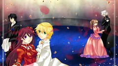 Anime girls pandora hearts flower petals sharon rainsworth 