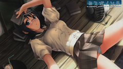 Anime girls panties skirts