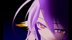 anime girls purple hair No Game No Life Jibril Anime face
