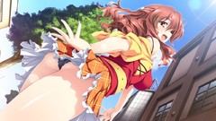 Anime girls purple software game cg