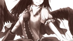 Anime girls reiuji utsuho touhou video games Eruza